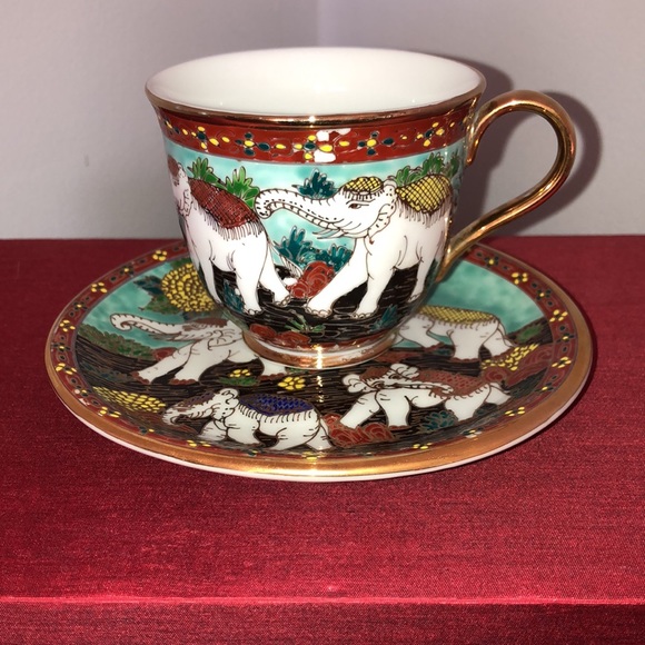 Tea Set. Hand Painted from Thailand. - Picture 2 of 6
